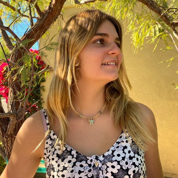 Jewelry - 🌺🌿Sterling Silver Opal Turtle Rock Necklace